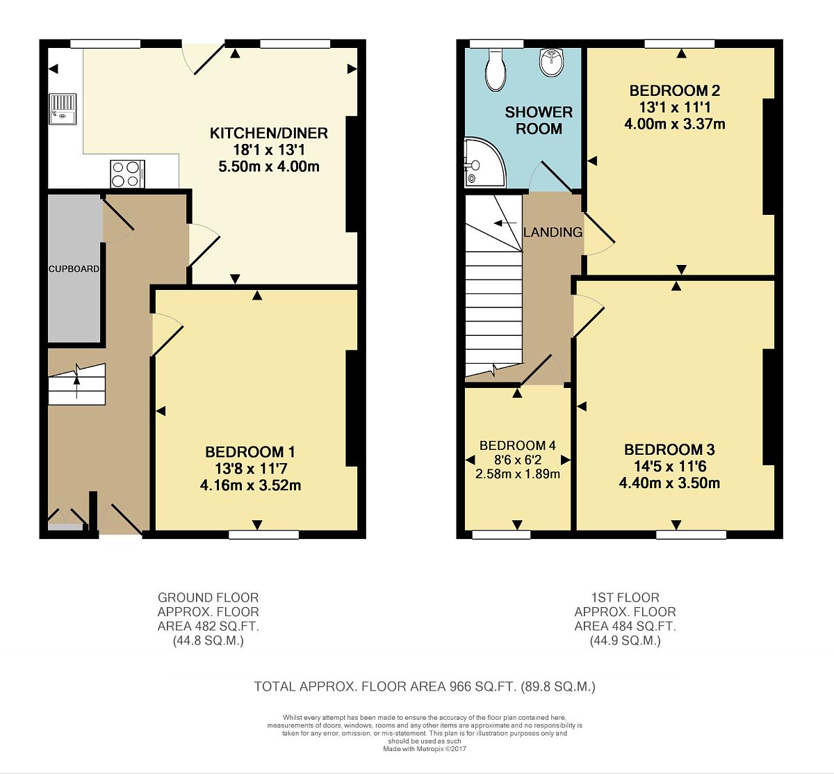 Floor plan of the property