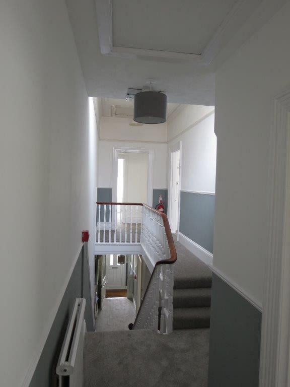 first floor hallway showing entrance to student bedrooms