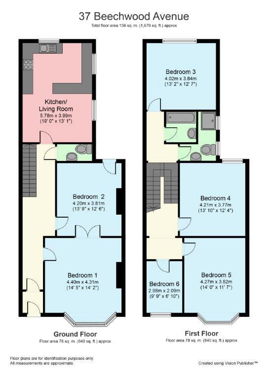 Floor plan of the property