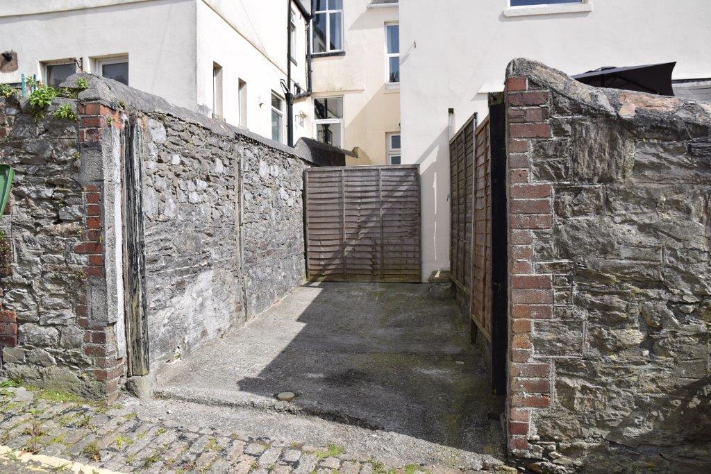 Back of property parking