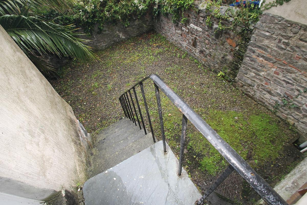 Back garden area of the property