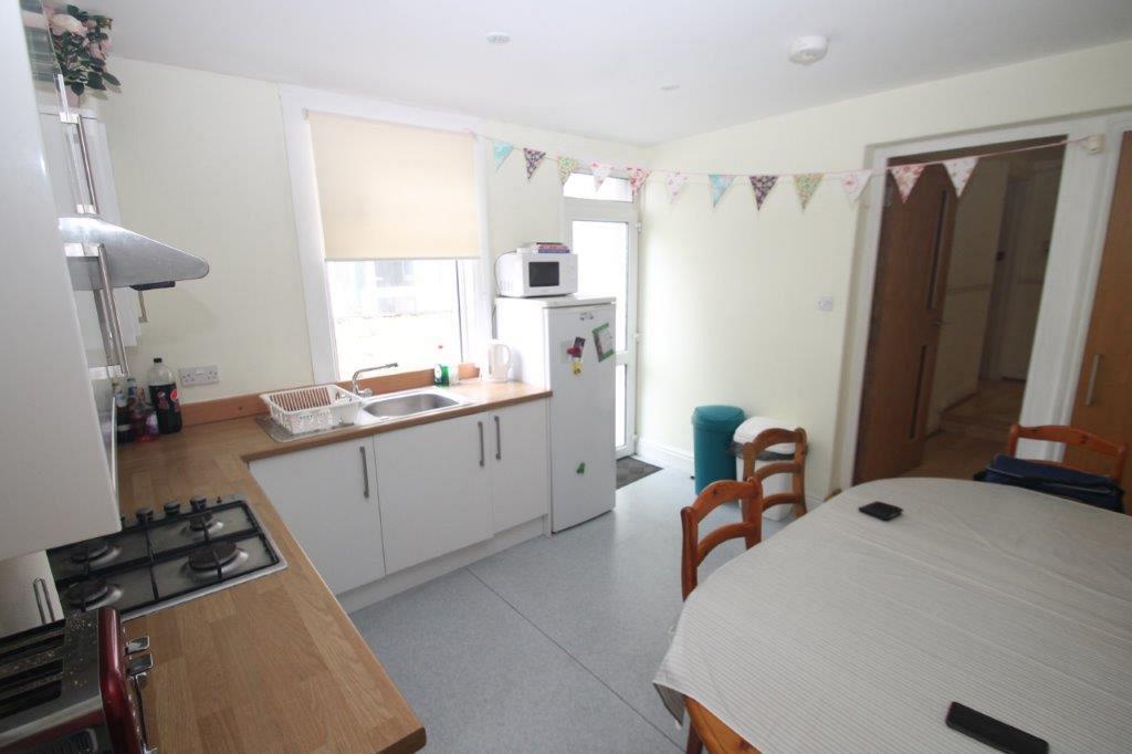 Shared kitchen and dining area
