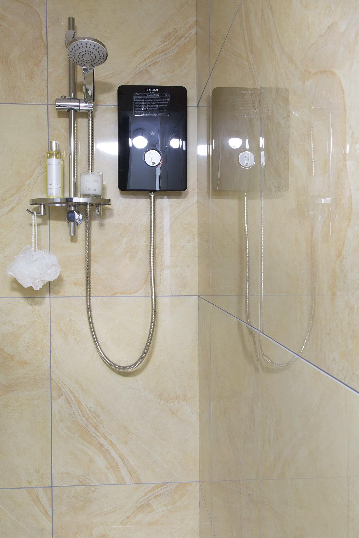 Shared bathroom with shower