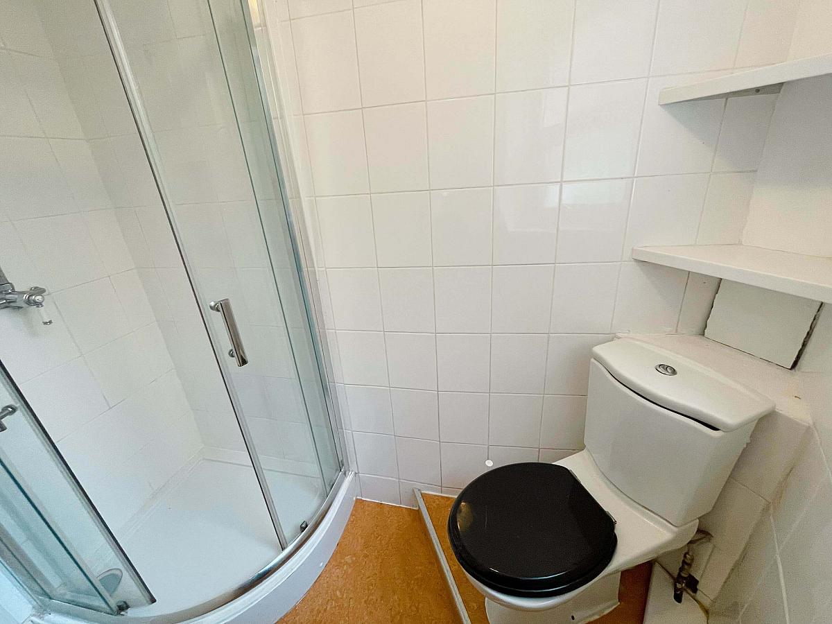 Shared WC and shower