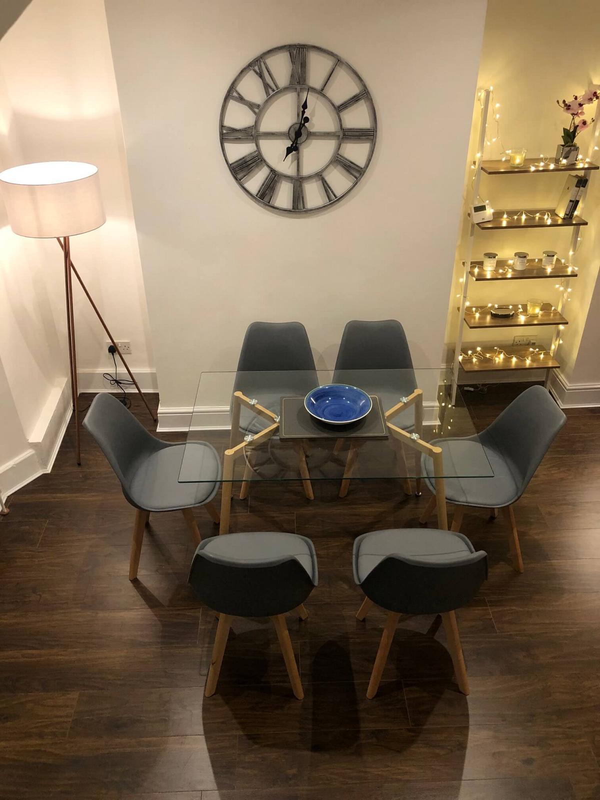 open dining area 